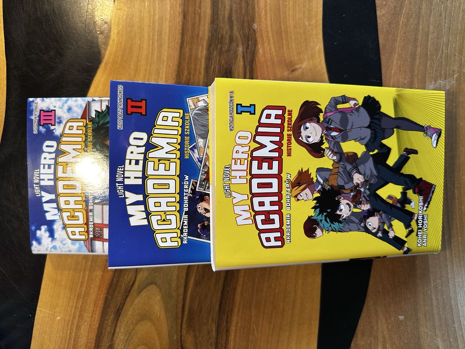 My hero academia historie szkolne 1-3 Lightnovel
