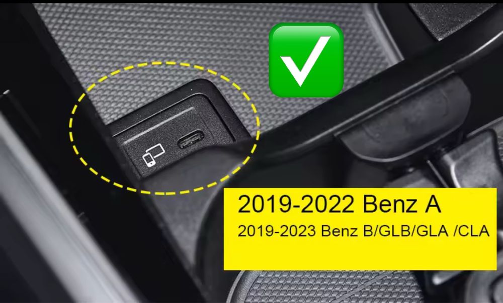 Carregador sem fio para mercedes benz