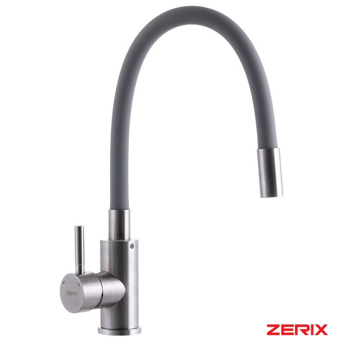 Змішувач для кухні з нержавіючої сталі, рефлекторний вилив