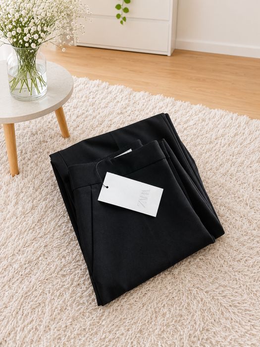 Eleganckie spodnie Zara prosta nogawka