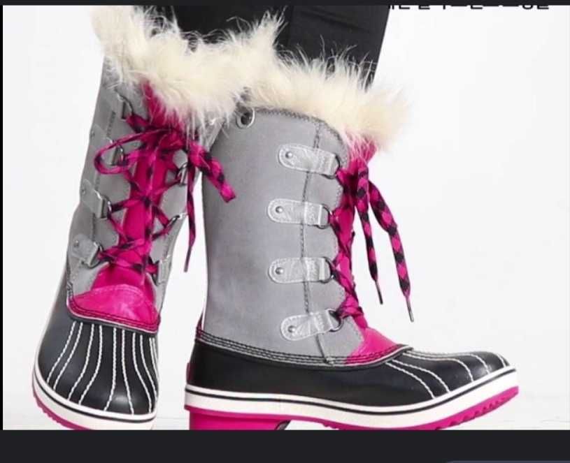 Супер теплые сноубутсы Sorel Канада