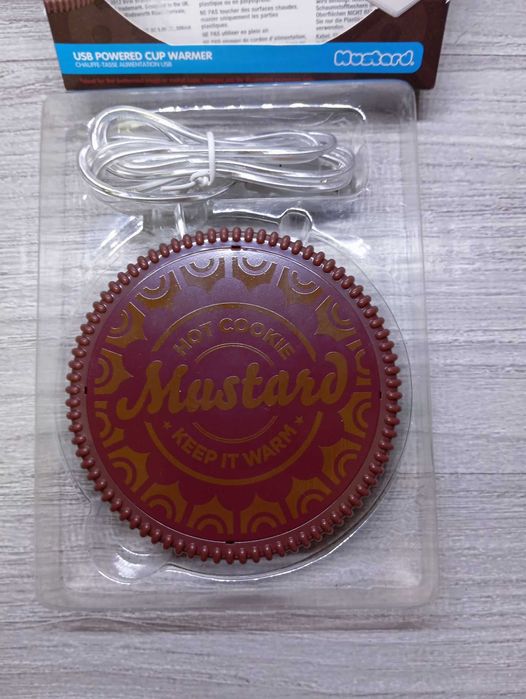 Elektryczny Podgrzewacz do Kubków Ciasteczko na USB do Kawy Herbaty