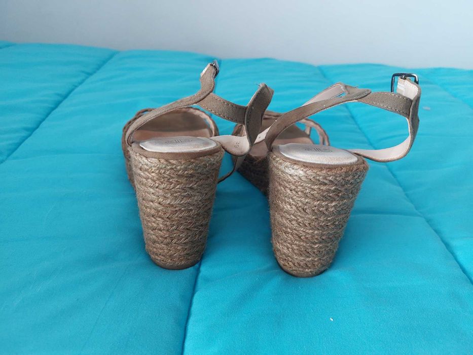 Sandálias de Cunha La Redoute Senhora – Tamanho 39