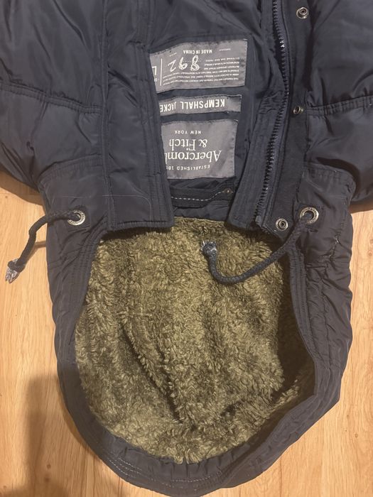 Zimowa Abercrombie,  A&F,  kempshall jacket, L, navy