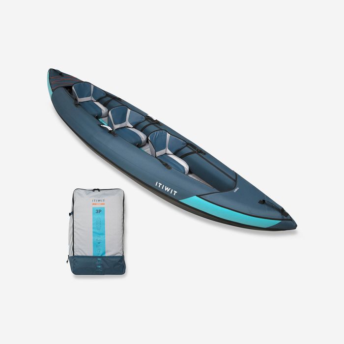 Canoa Kayak Insuflável de Passeio 2/3 Lugares