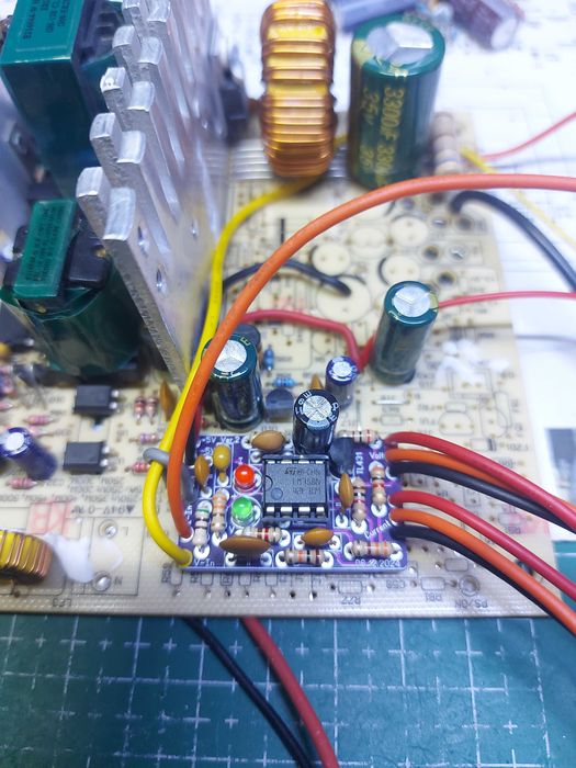 Адаптер для переробки блоків живлення комп'ютера в регулюючий - LM358.