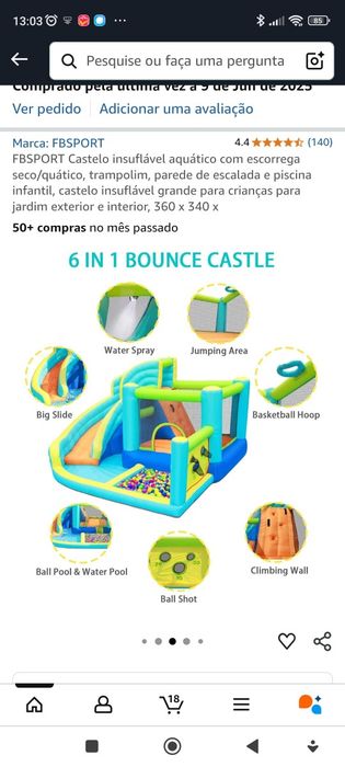Aluguer de insuflável