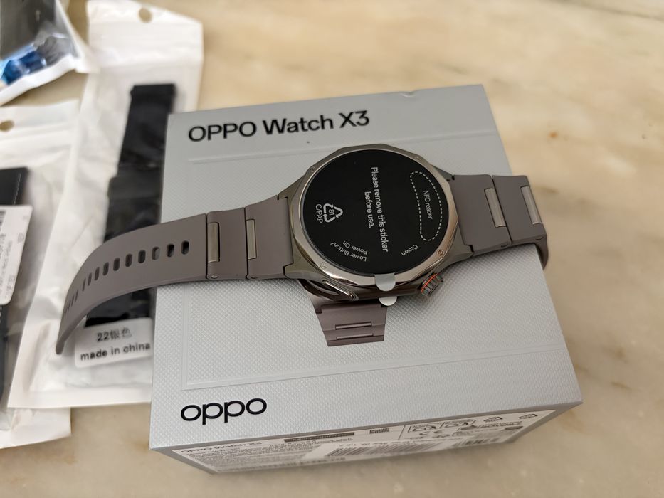 Oppo Watch X3 novo + extras!