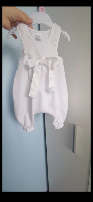 Bialy nowy rampers 56