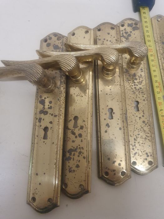 Puxadores portas antigos em latão