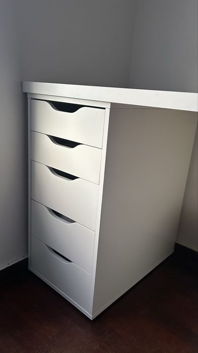 Bloco de gavetas ALEX branco