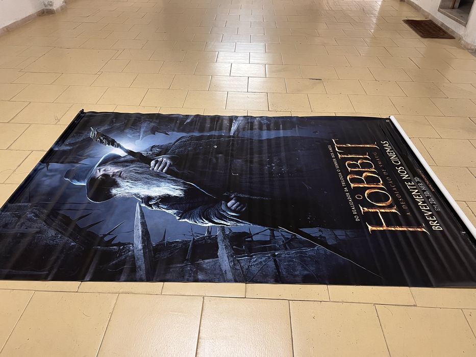 Poster gigante do Hobbit com Gandalf