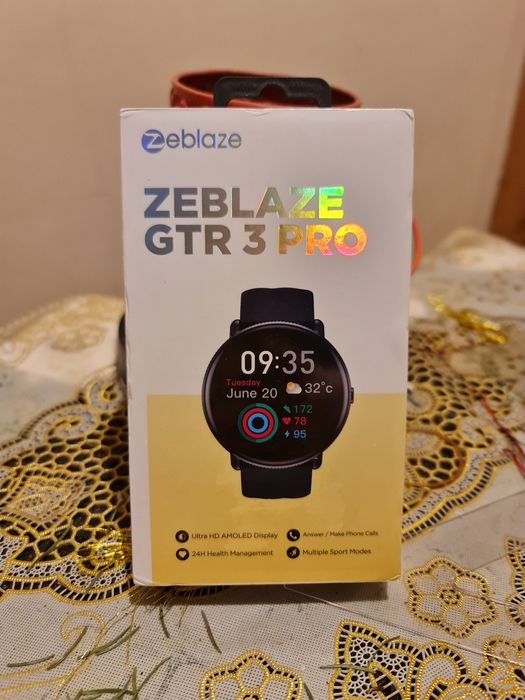 Nowy smartwach Zeblaze GTR 3 Pro czarny