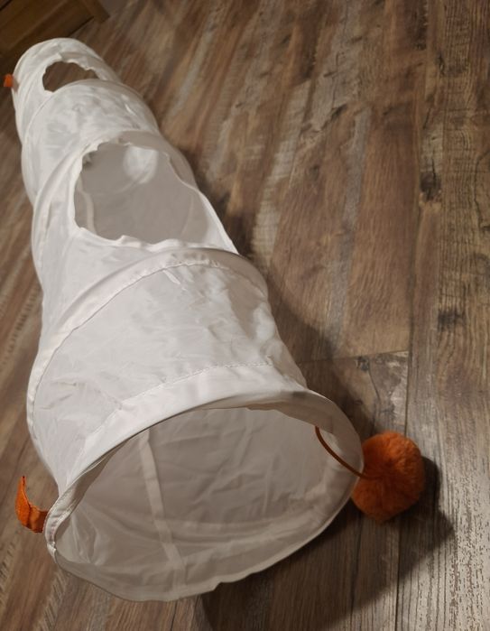 Тунель ігровий для котів Ikea Utsådd Білий Іграшки для тварин Аксесуар