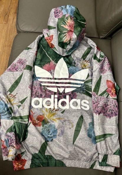 KURTKA, wiatrówka Adidas Originals w kwiaty NOWA  AJ8875 unikat