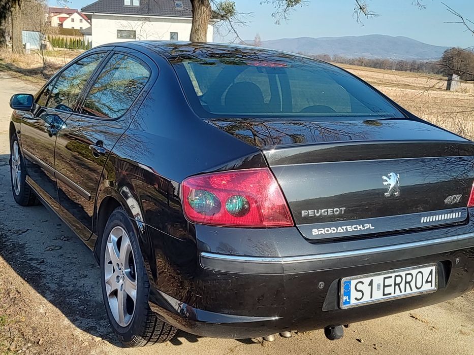 Peugeot 407 3.0 V6 Automat Czarna strzała