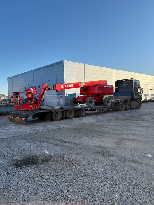 Transport niskopodwoziowy laweta platforma