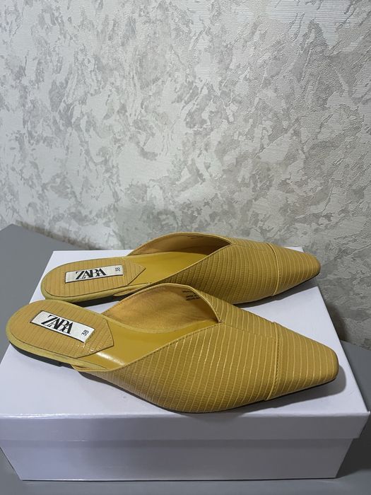 Мюли, шлепки, шлепанцы ZARA р.38.