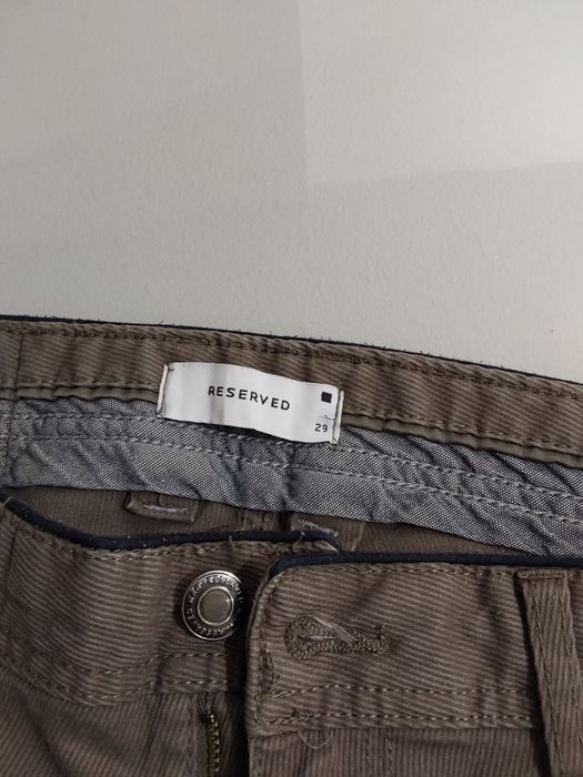 Spodnie męskie RESERVED rozmiar 29 w bardzo dobrym stanie