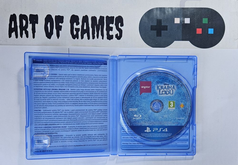 Singstar Kraina Lodu PL Ps4 Ps5 Playstation 4 5  Sing Star Frozen
