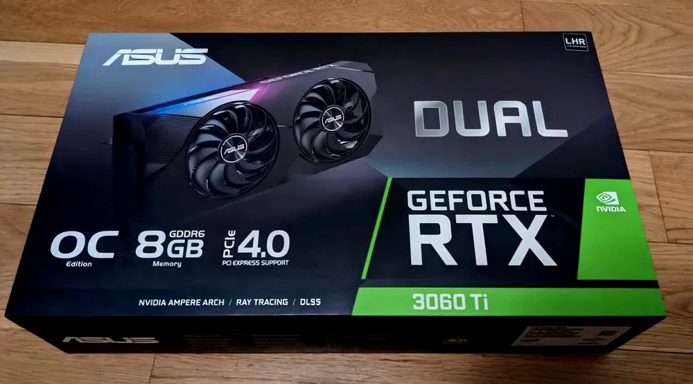 Placa Gráfica ASUS Dual RTX 3060 Ti 8GB