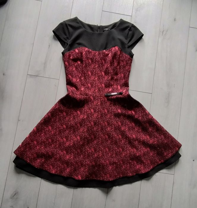 Sukienka karnawałowa, studniówka - elegant goth punk emo alternatywka