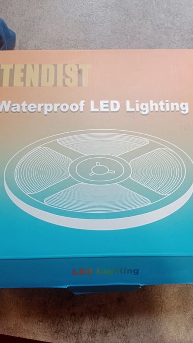 Taśma LED neon wodoodporna 10m aplikacja tel zewnętrzna