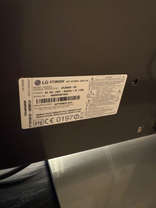 Televisão LG para peças