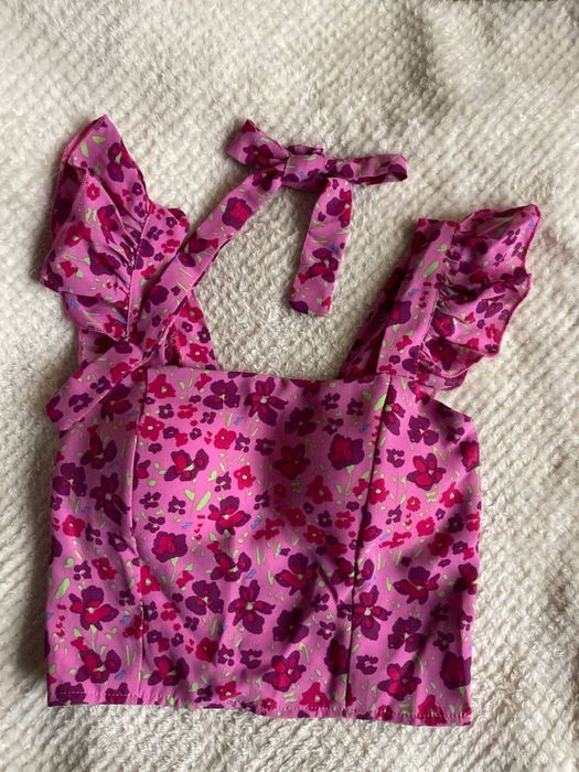 Кофтинка з квітковим принтом / Топ Dagege з квітковим принтом