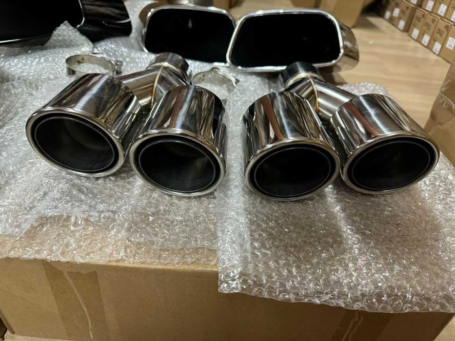 насадки на выхлоп Х5 ф15 насадки бампера х5 накладка ф15 вихлоп Х5 F15