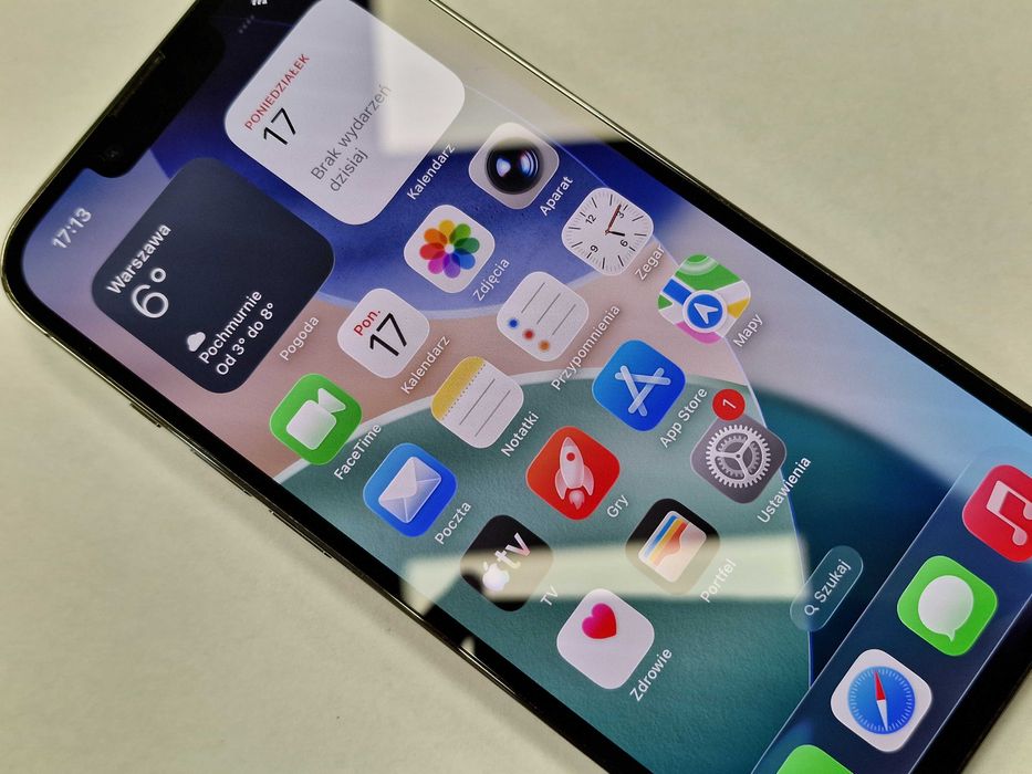 Iphone 13 PRO 256GB/ Graphite/ Bat 83%/ Grade A-/ Gwarancja + ładowark