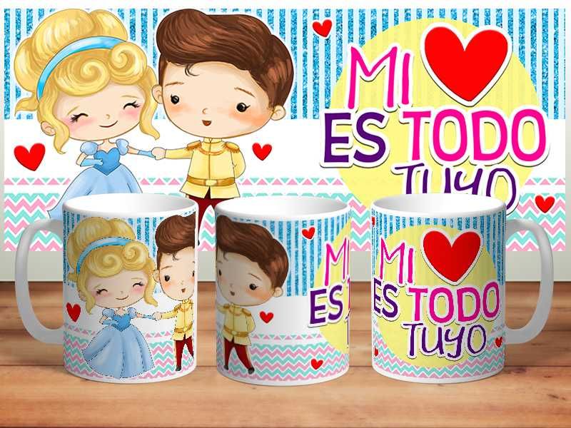 Coleção Canecas Principes e Princesas Disney