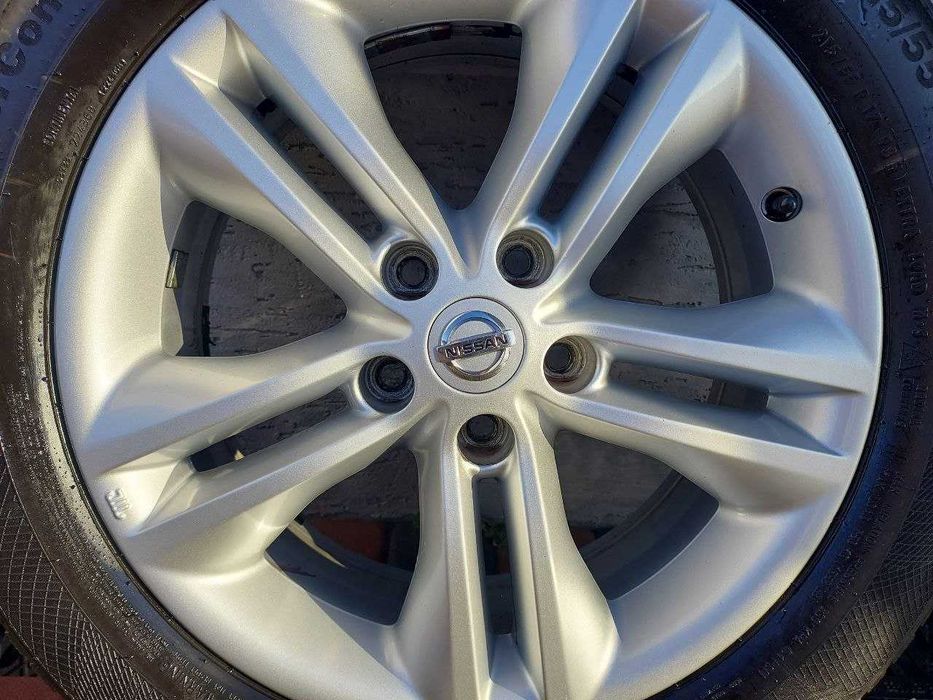 Оригінальні диски R17 Nissan Qashqai Teana + зимова гума Continental