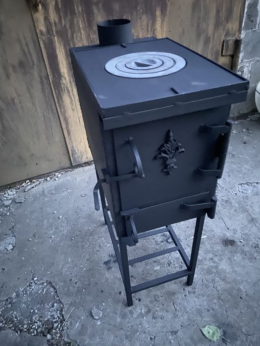 Буржуйка,  Канада , печь с водяным  контуром