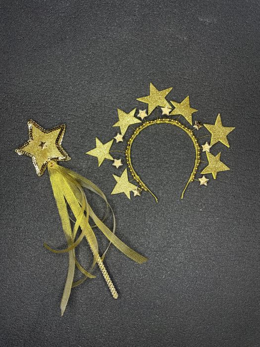 Корона обруч ободок для фотосесії  зірка золото звезда фотосессия
