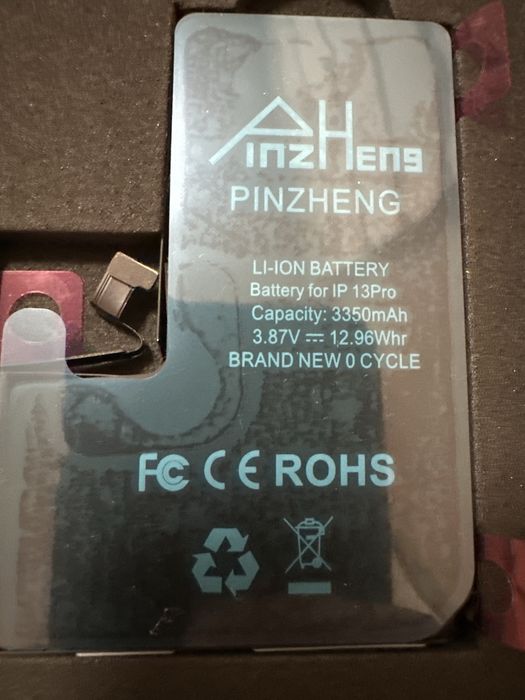 IPhone 13 pro bateria  3350 mAh