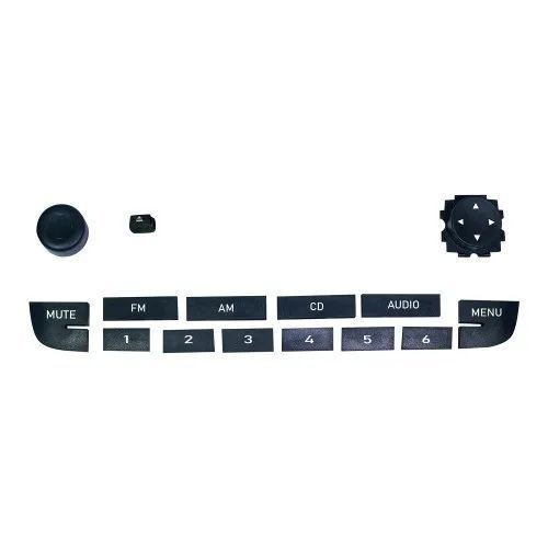Kit botões radio Fiat Fiorino Qubo Linea Grand Punto Peugeot Bipper