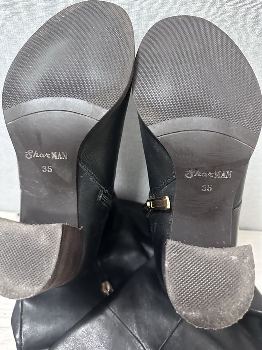 Зимові шкіряні чоботи