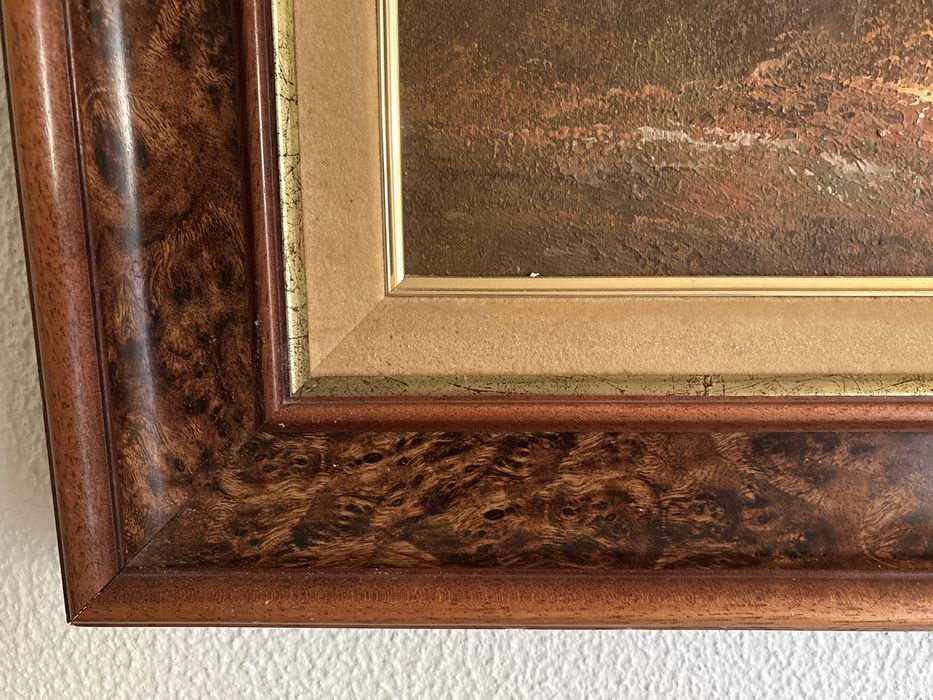 Quadro de uma paisagem, em excelente estado.