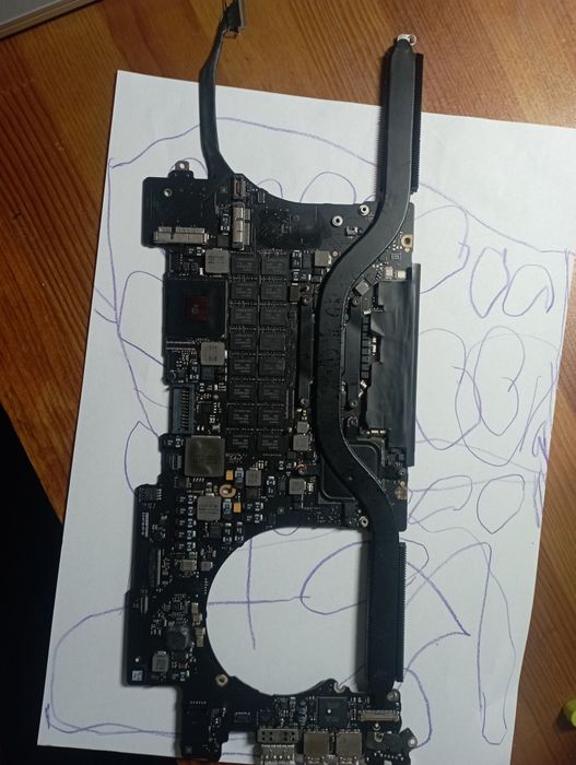 Материнська карта MacBook pro 15 retina mid 2012, і7, 16гб