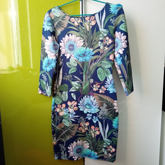 Sukienka mohito w kwiaty 34 xs