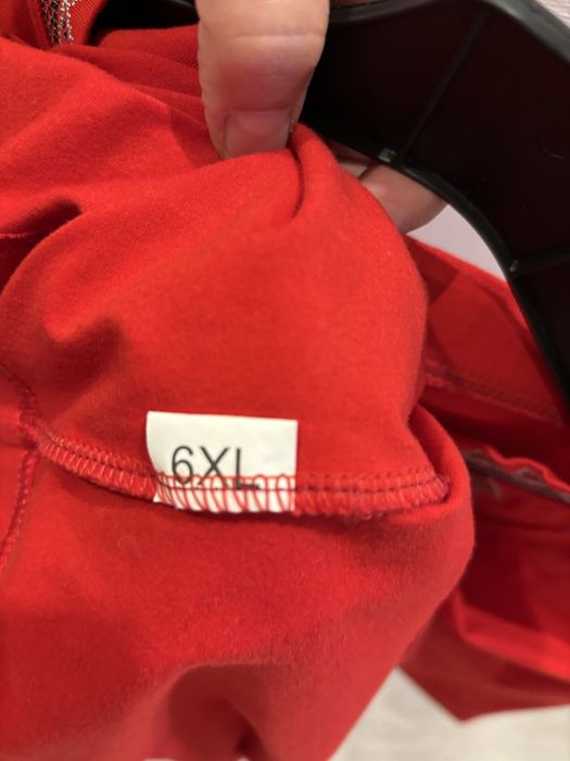 Вишиванка червона чоловіча 6XL