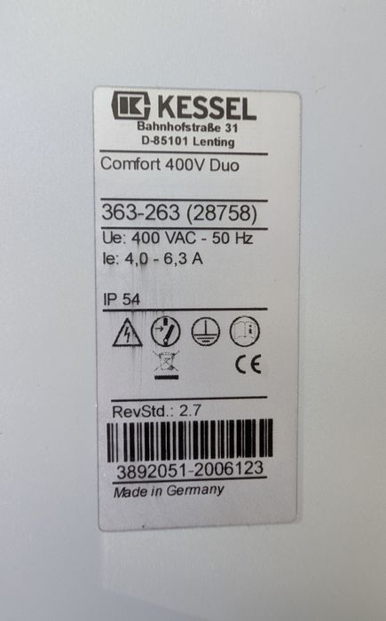 Sterownik KESSEL  Aqualift F Duo 400 V