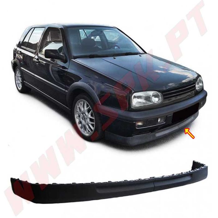 Spoiler Frontal VW Golf 3 Look VR6 - Plástico