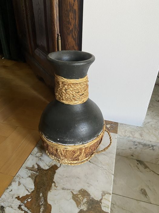 Stylowy wazon ceramika etno