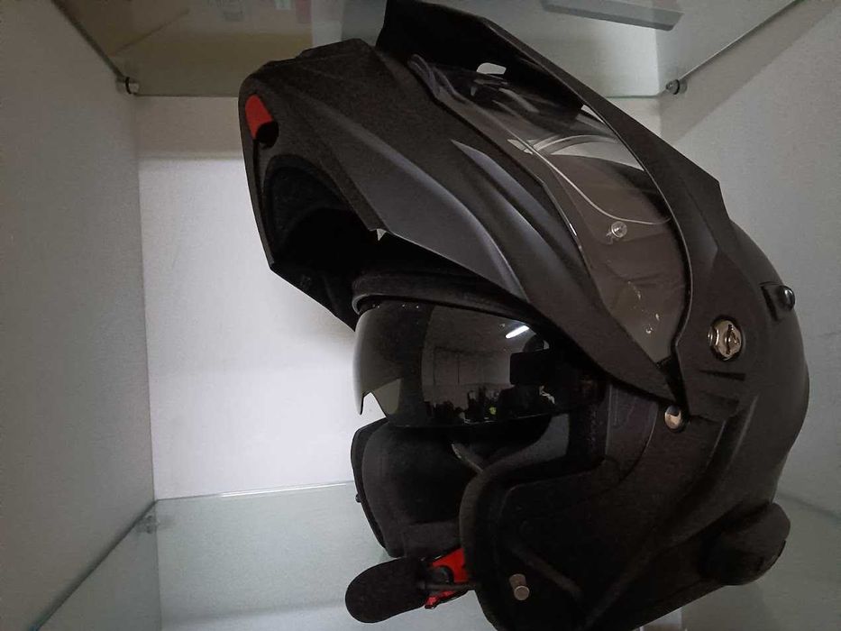 Capacete Scorpion ADX-1 sólido preto fosco