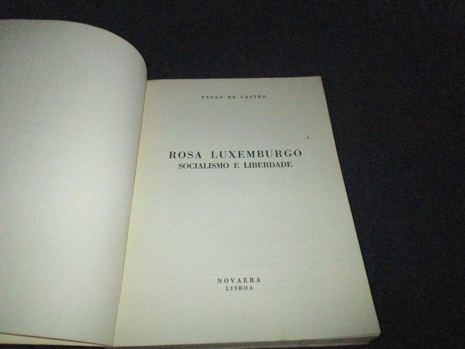 Livro Rosa Luxemburgo Socialismo e Liberdade