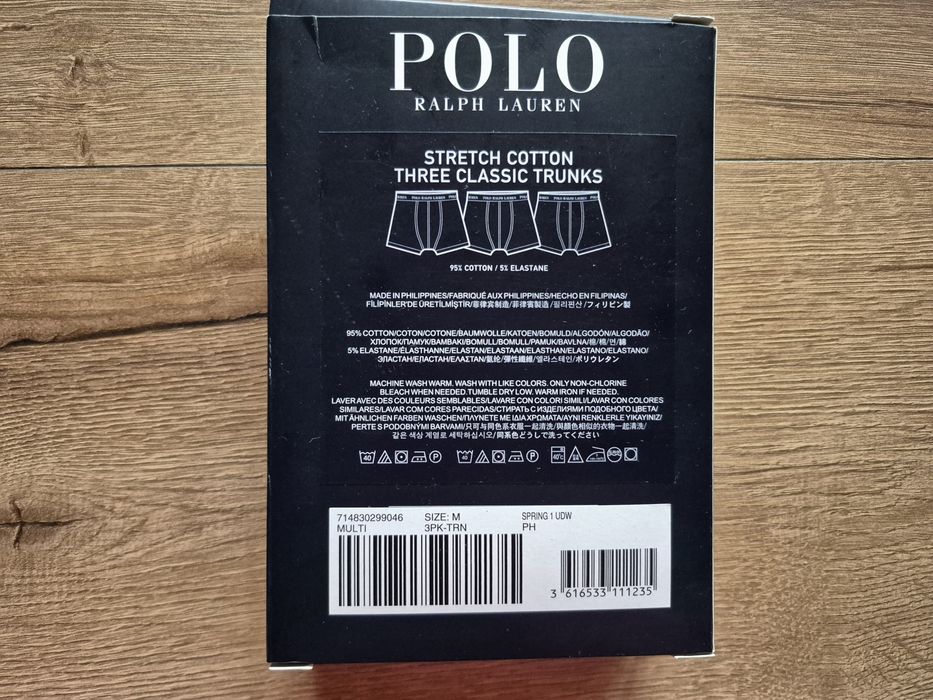 Bokserki Męskie 3pak Ralph Lauren M