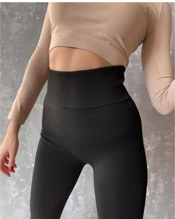 ‼️Гладкі Термо Лосіни На Хутрі Безшовні не в рубчик без пуап ‼️