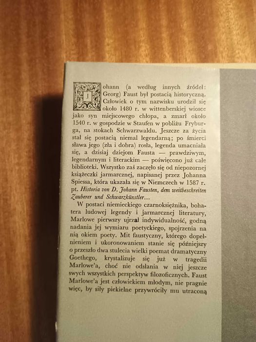 Tragiczna historia Doktora Fausta - Christopher Marlowe